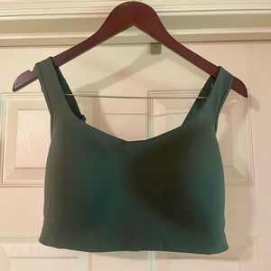 NWT! Lululemon All Powered Up Bra Medium Support 42DD in Smoked Spruce Green